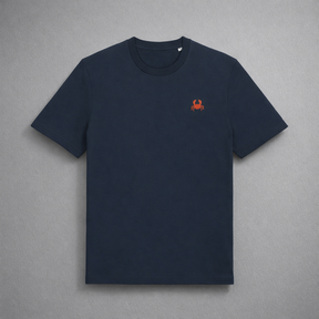 Navy T-Shirt. Crab