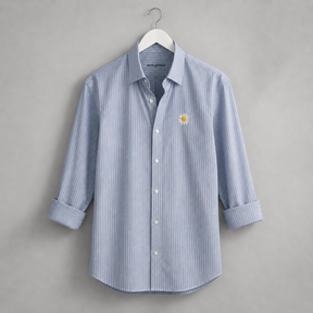 Stripped Poplin Relaxed Shirt. The Daisy