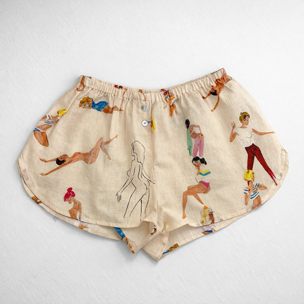Shorts de lino Beautiful Gril. G.kero Paris