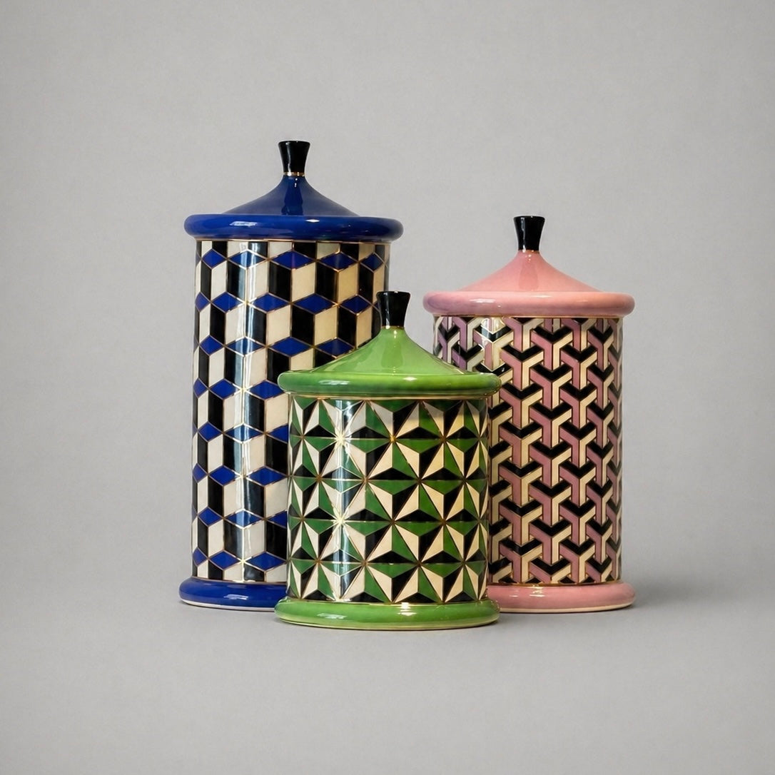 Bote Versailles Verde. Jonathan Adler