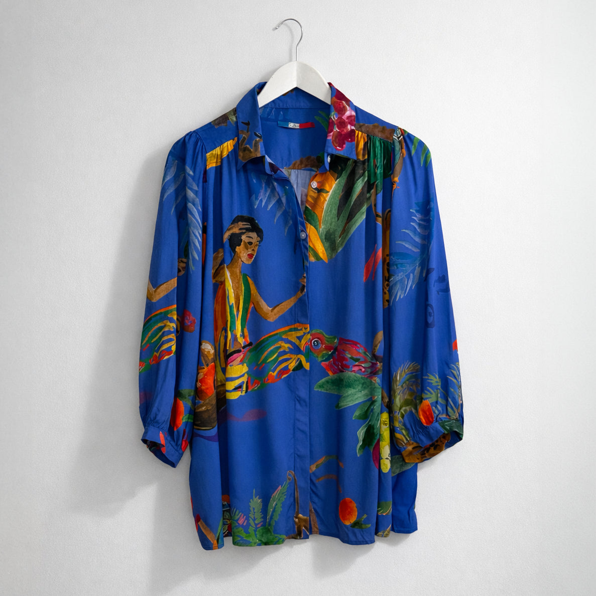 Blusa Femmes Luxe Bleu. G.kero Paris