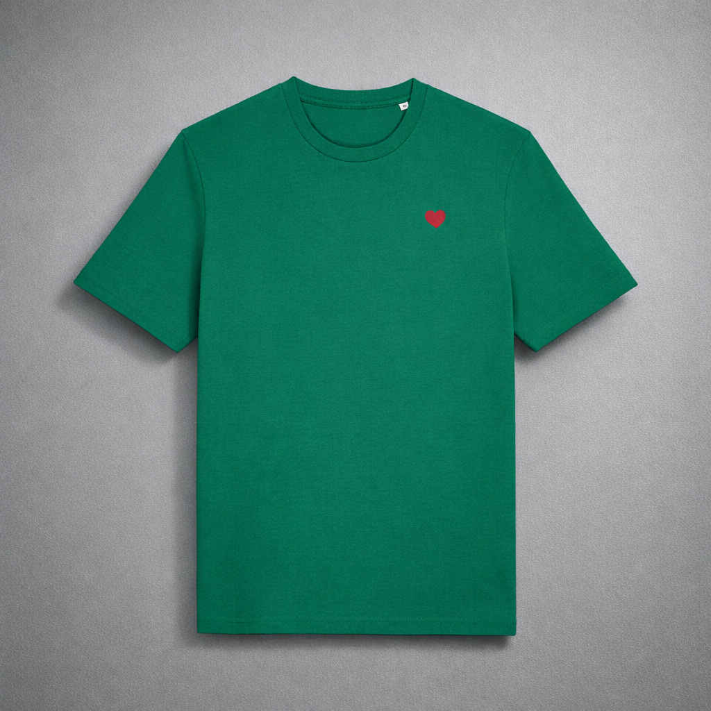 Green T-Shirt. Heart