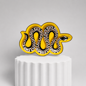 Vaciabolsillos Snake Amarillo. Jonathan Adler