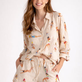 Camisa de lino Beautiful Girl. G.kero Paris