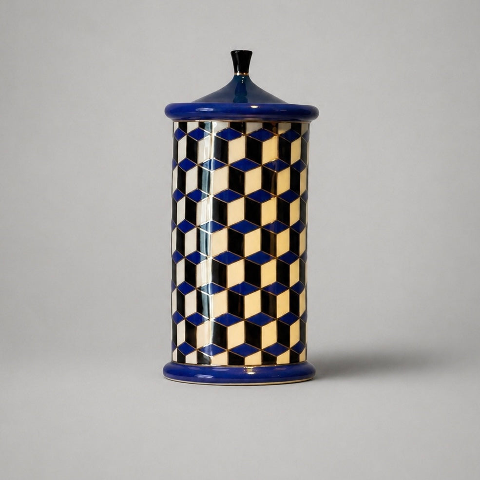 Bote Versailles Azul. Jonathan Adler