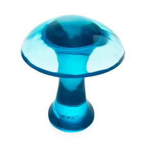 Turquoise Acrylic Mushroom Objet. Jonathan Adler