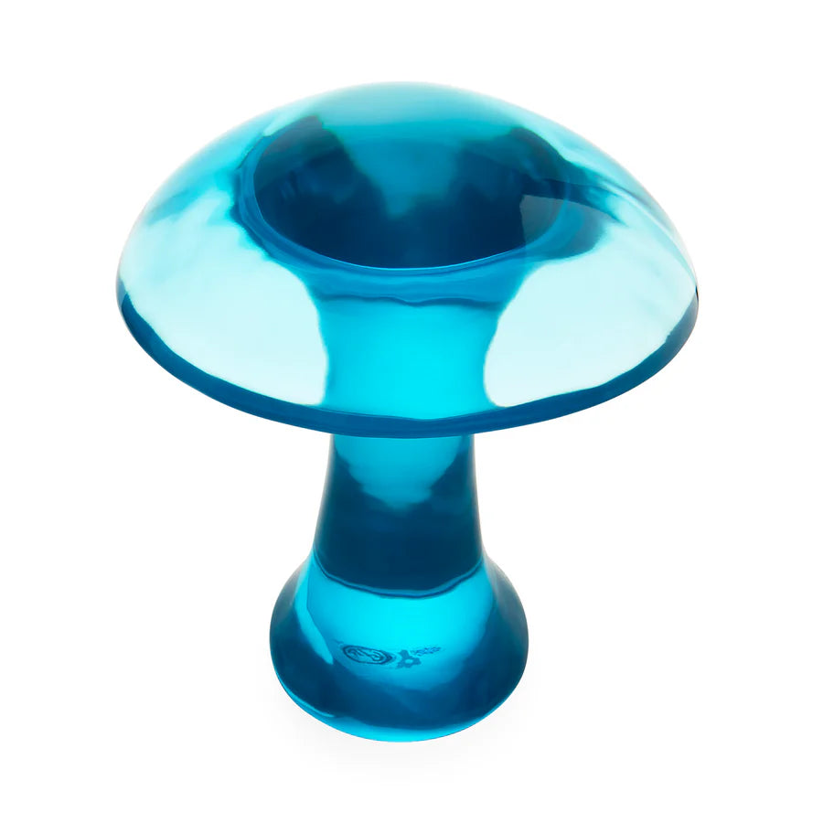 Turquoise Acrylic Mushroom Objet. Jonathan Adler