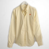 Camisa Oxford Amarilla Cangrejo