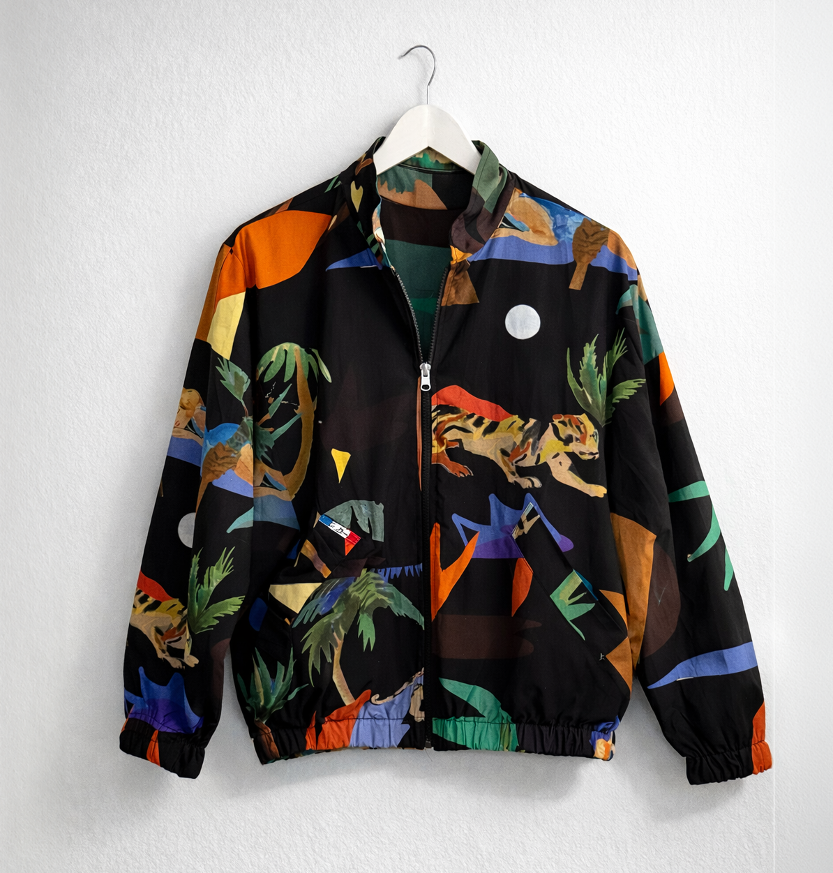 Cazadora Reversible Black / Green Moon. G.Kero Paris