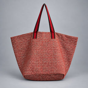 Bolsa Shopping Jacquard Cuadros. Mess 19