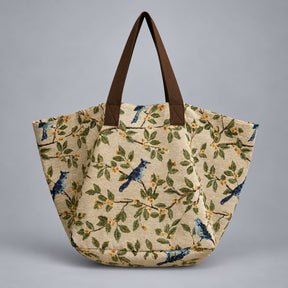 Bolsa Shopping Jacquard Pájaros. Mess 19
