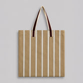 Bolsa Tote Rayas Camel. Mess 19