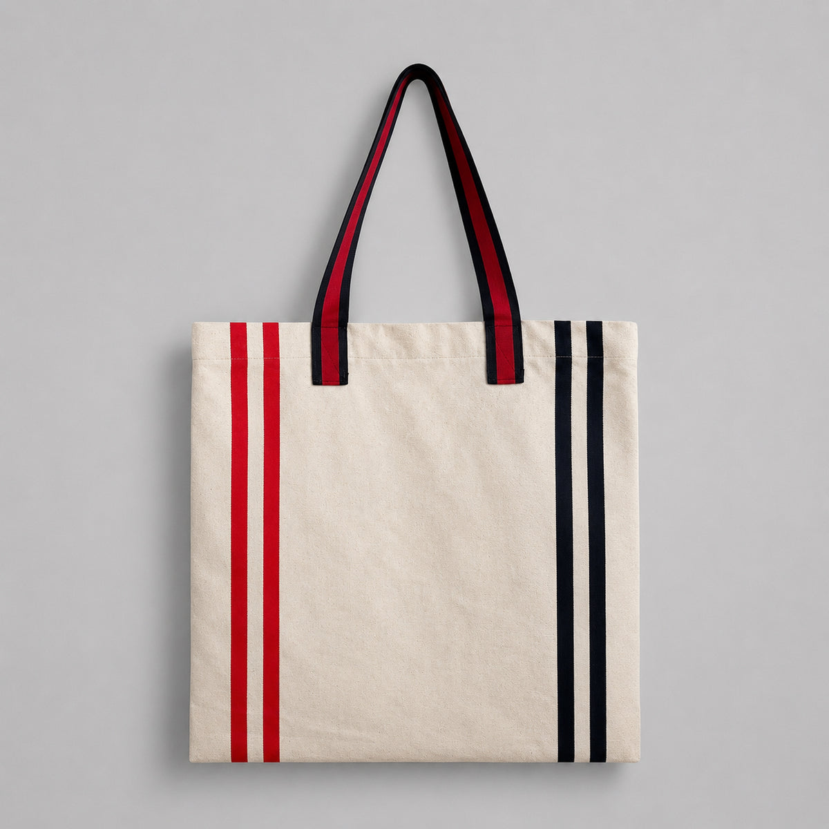 Bolsa Tote Rayas Blanca. Mess 19
