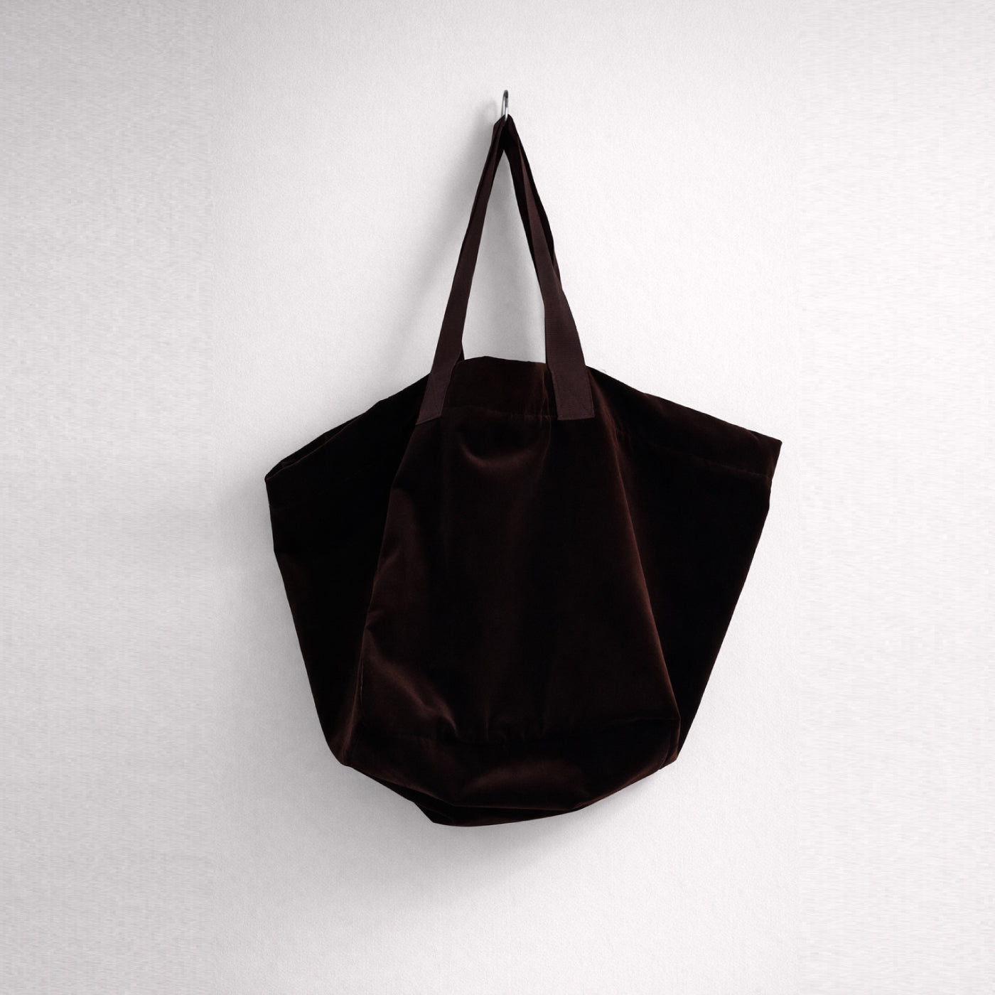 Red Velvet Shopping Bag