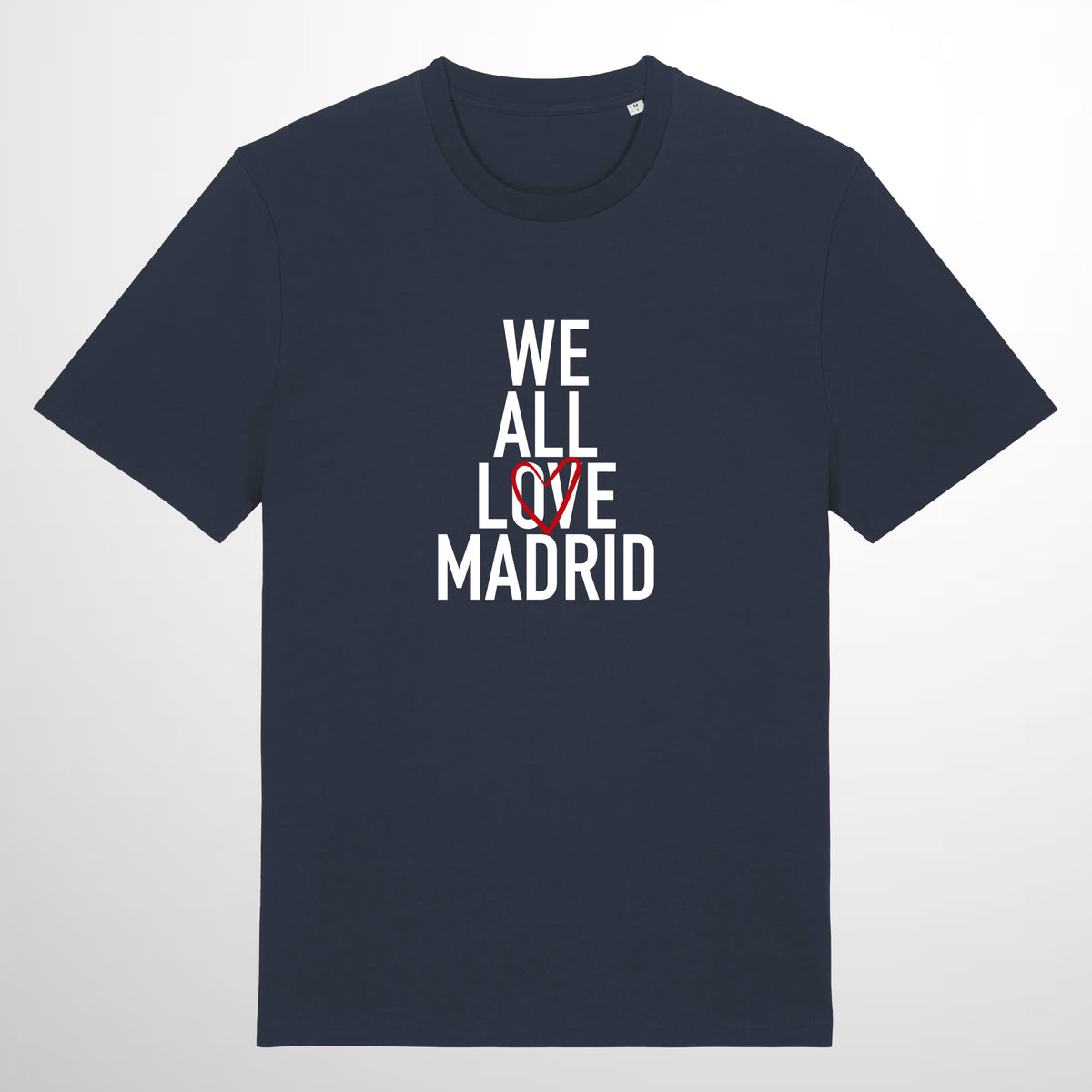 Navy T-Shirt. Love Madrid