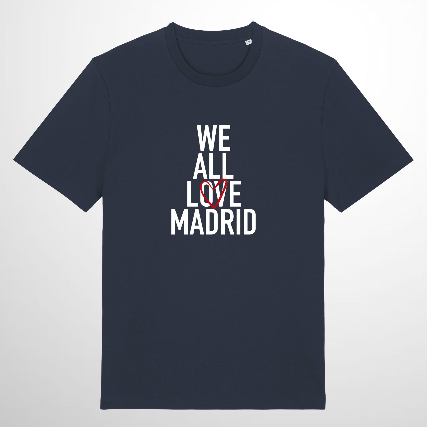 Navy T-Shirt. Love Madrid