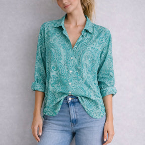 Camisa Paisley Verde