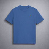 Blue T-Shirt. Heart
