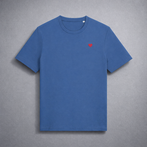 Blue T-Shirt. Heart