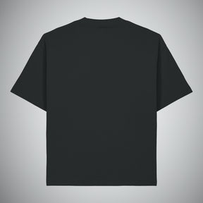 Oversized Black T-Shirt. The Big Heart