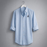 Camisa Oxford Azul. Velero