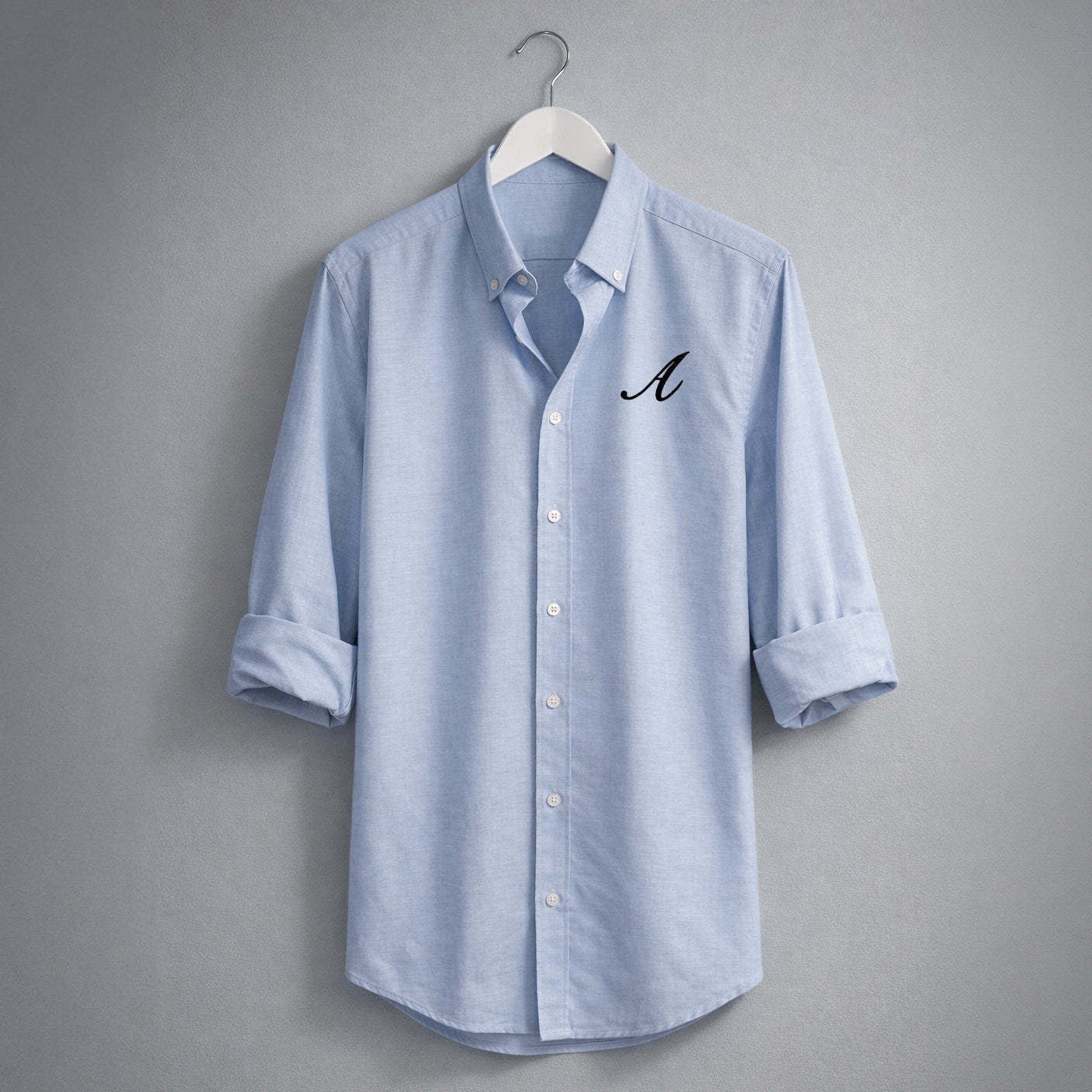 Personalized Blue Oxford Shirt