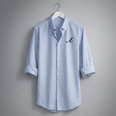 Personalized Blue Oxford Shirt