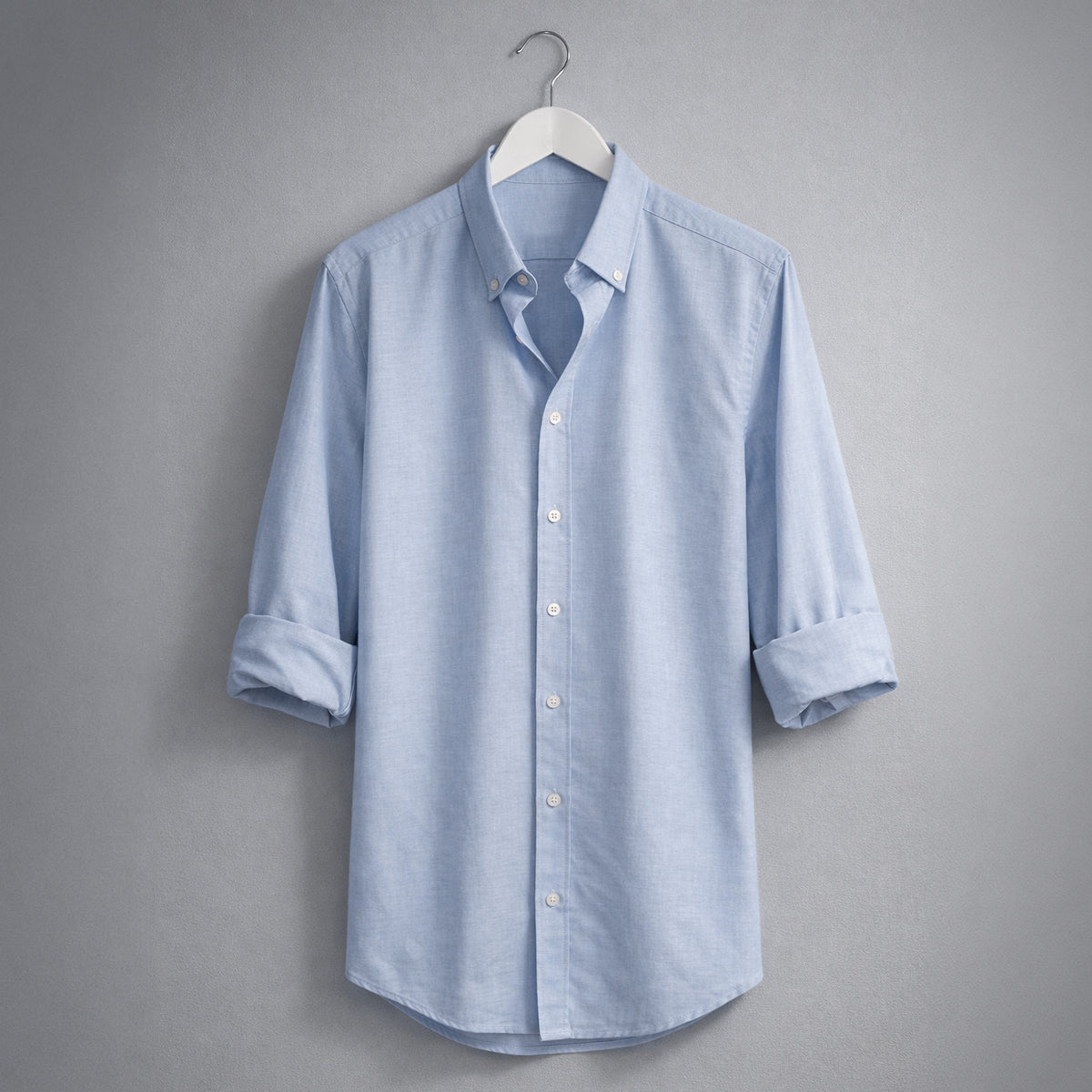 Camisa Oxford Azul