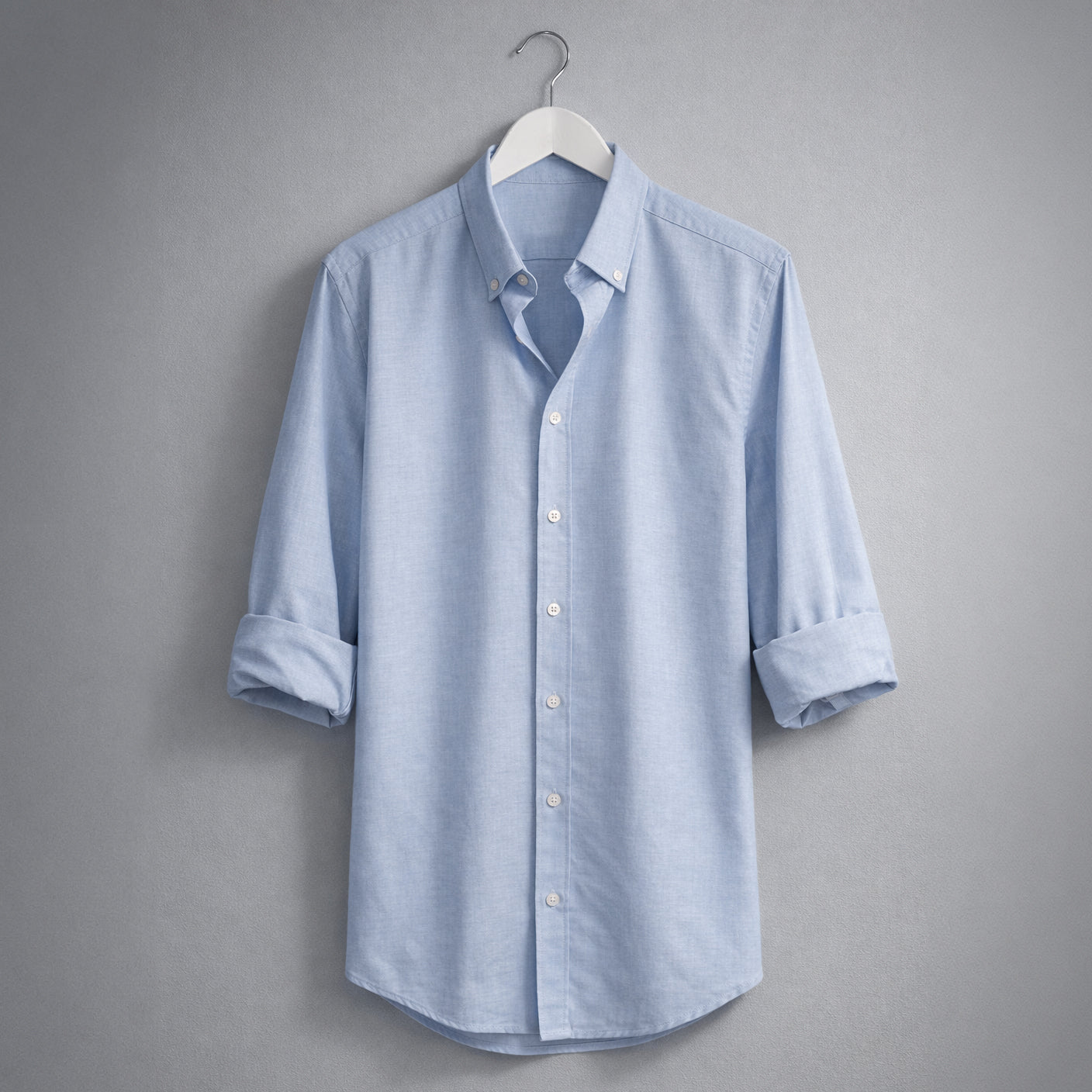 Camisa Oxford Azul