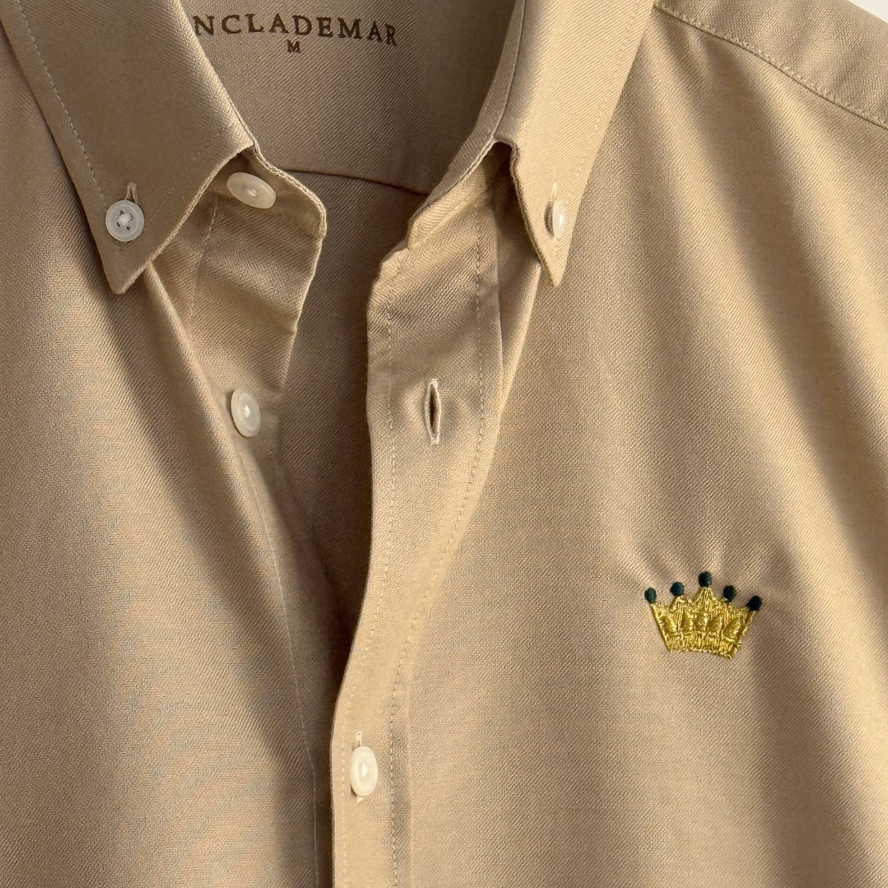 Camisa Oxford Camel Corona