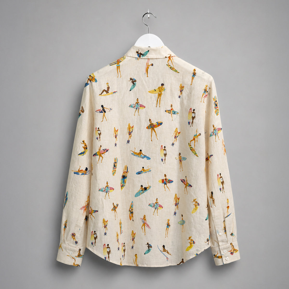 Camisa de lino Surfeuses du Feu. G.kero Paris