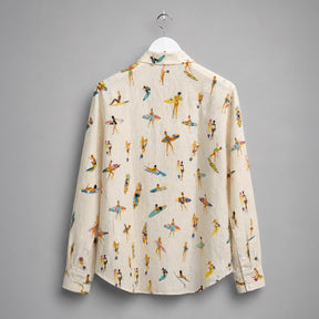 Camisa de lino Surfeuses du Feu. G.kero Paris