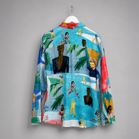 Camisa de gasa de algodón  80'S Color. G.kero Paris