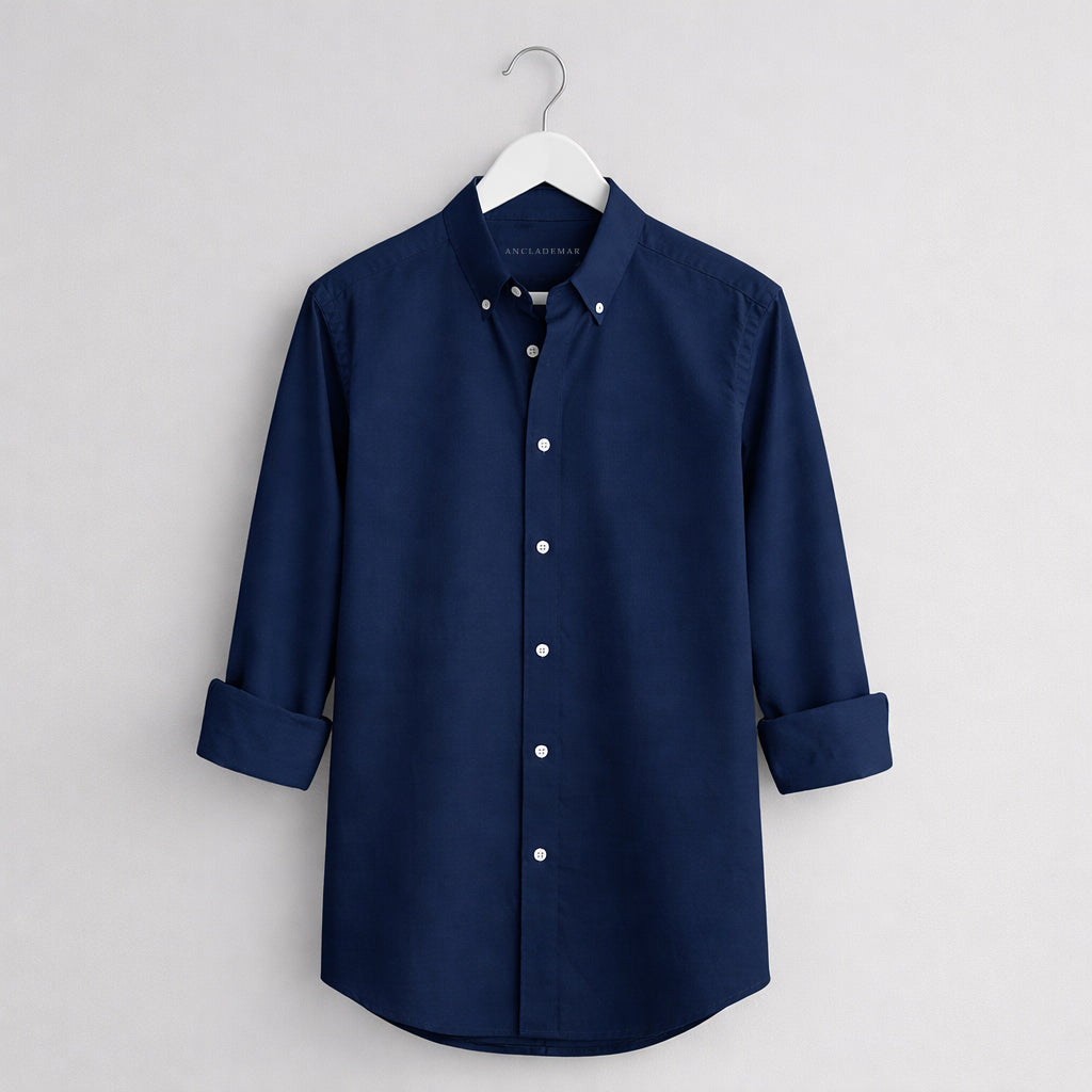 Camisa Oxford Navy