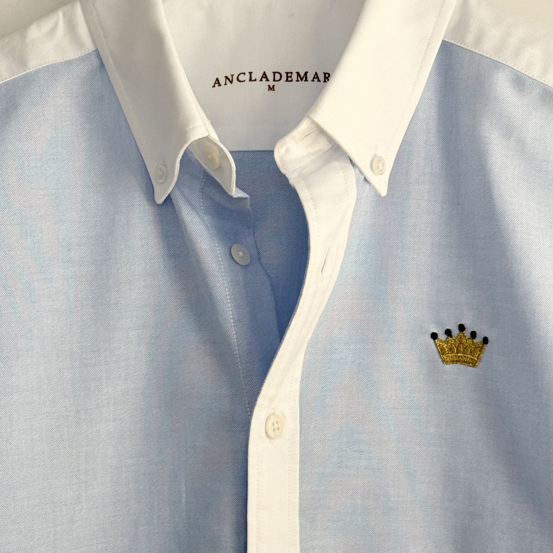 Camisa Oxford Patchwork Corona