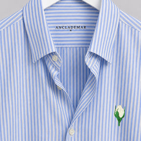 Stripped Poplin Relaxed Shirt