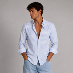 Color Block Oxford Shirt