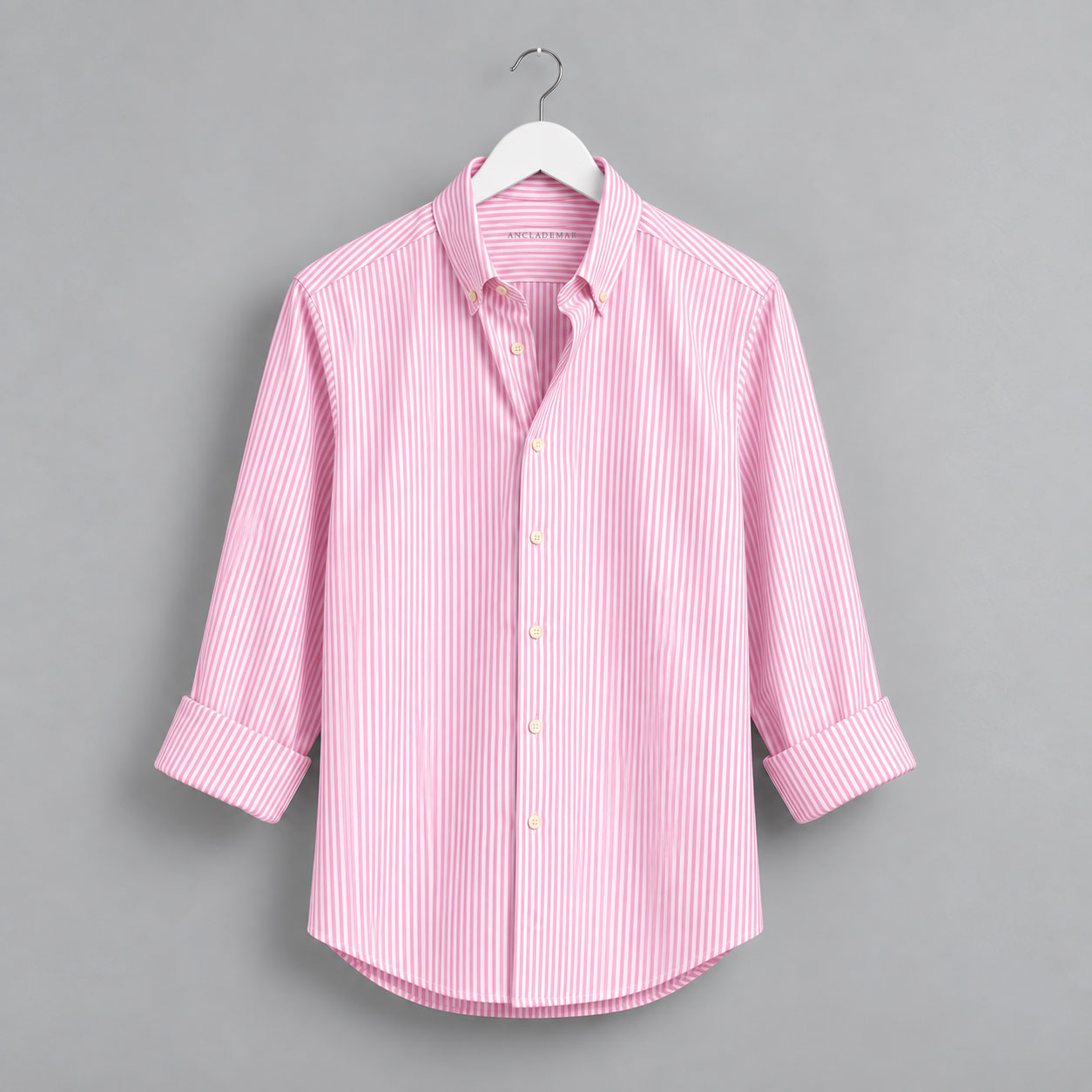 Camisa Oxford Rayas Rosas