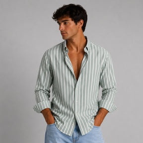 Color Block Oxford Shirt