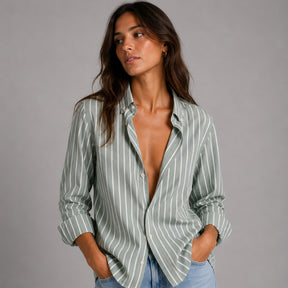 Color Block Oxford Shirt