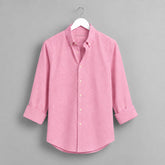 Heart Embroidered White Oxford Shirt