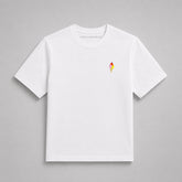 Camiseta Blanca Helado Bordado