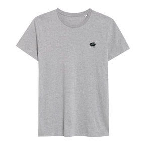 Camiseta Gris Ojo Bordado