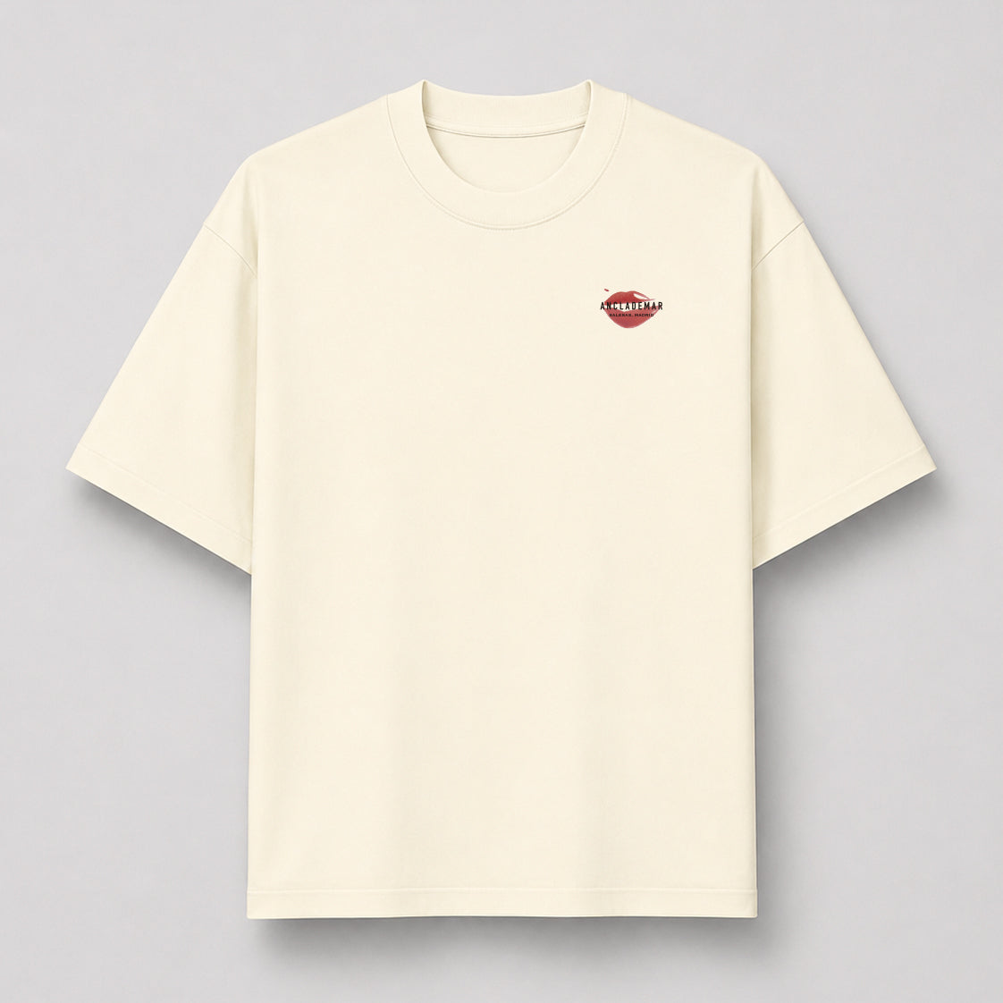 Camiseta Crema Oversized L'Amour