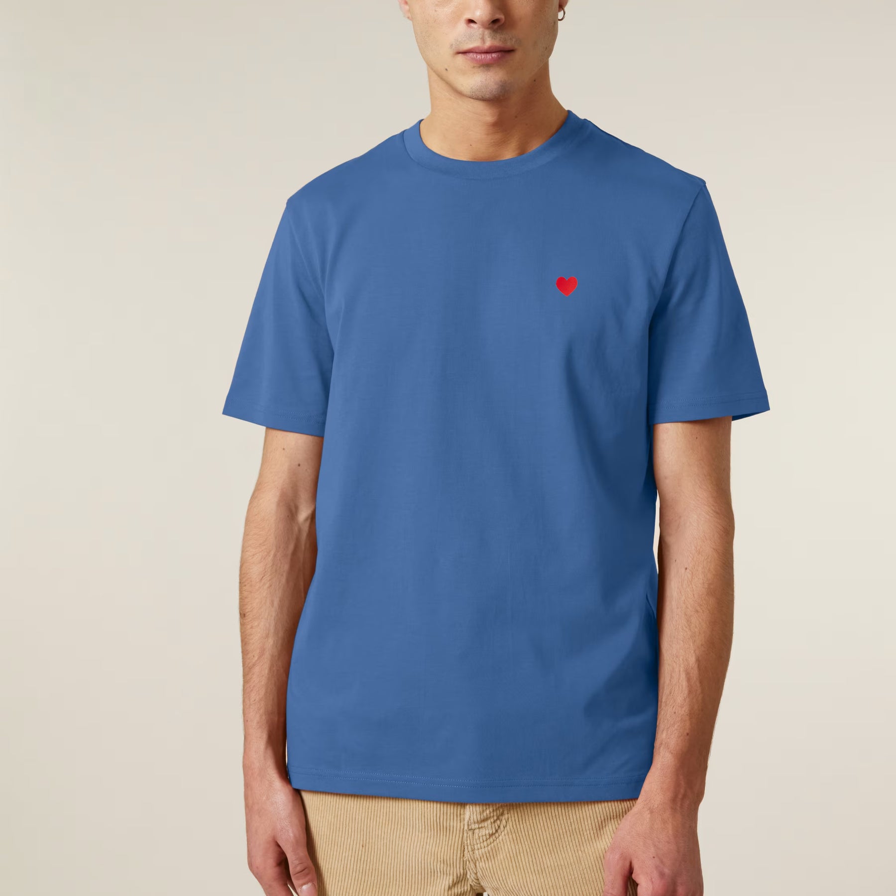 Blue T-Shirt. Heart