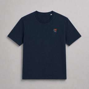 LOVE Embroidered Navy T-Shirt
