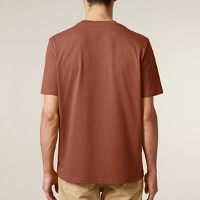 Camiseta Terracota Corazón Bordado