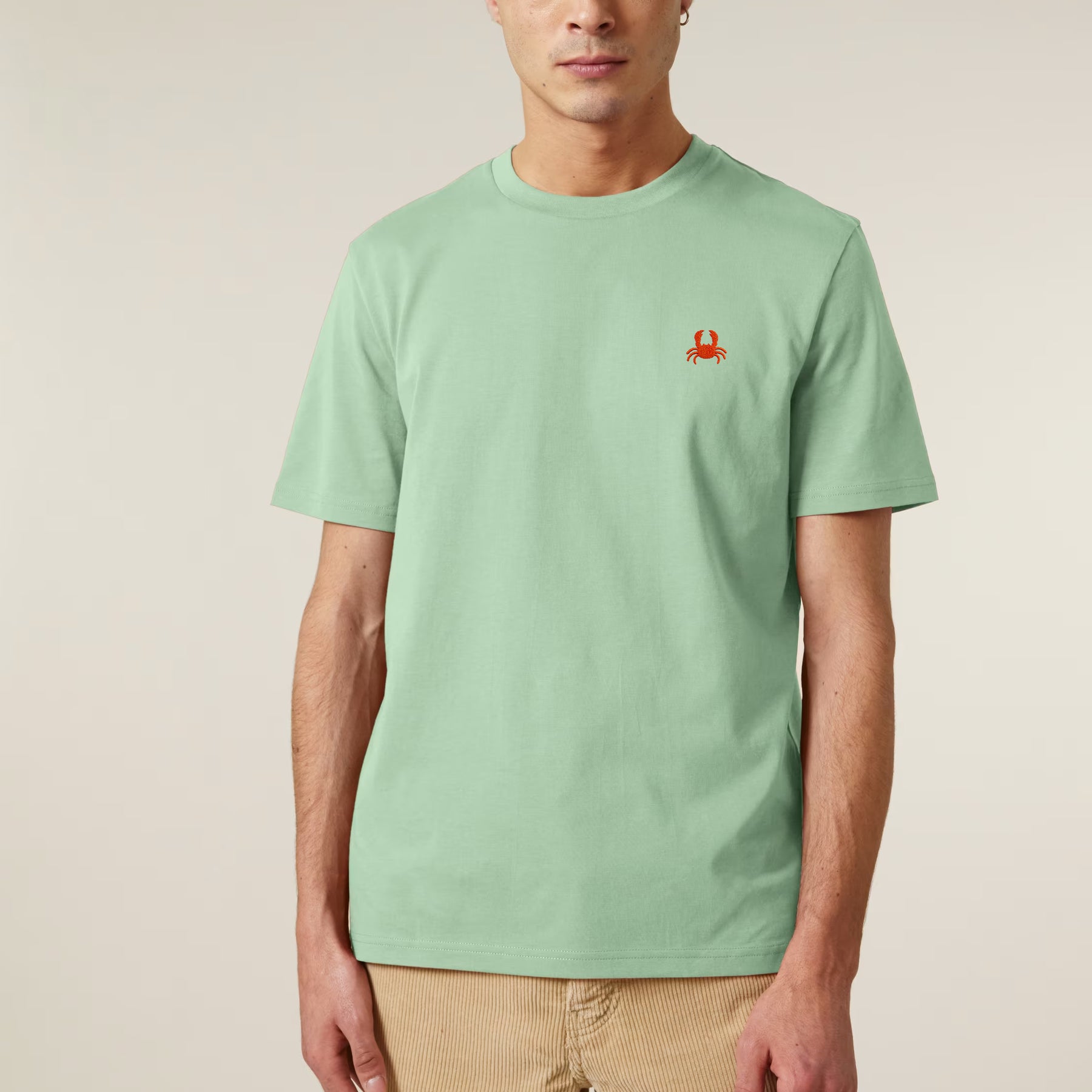 Jade Green T-Shirt. Crab