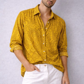 Camisa Paisley Amarilla