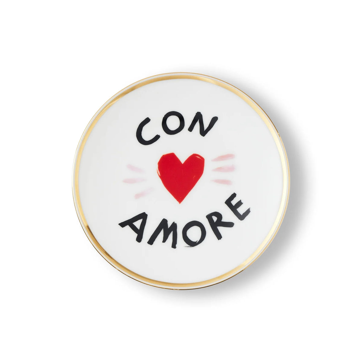 Porcelain Plate "Con Amore"